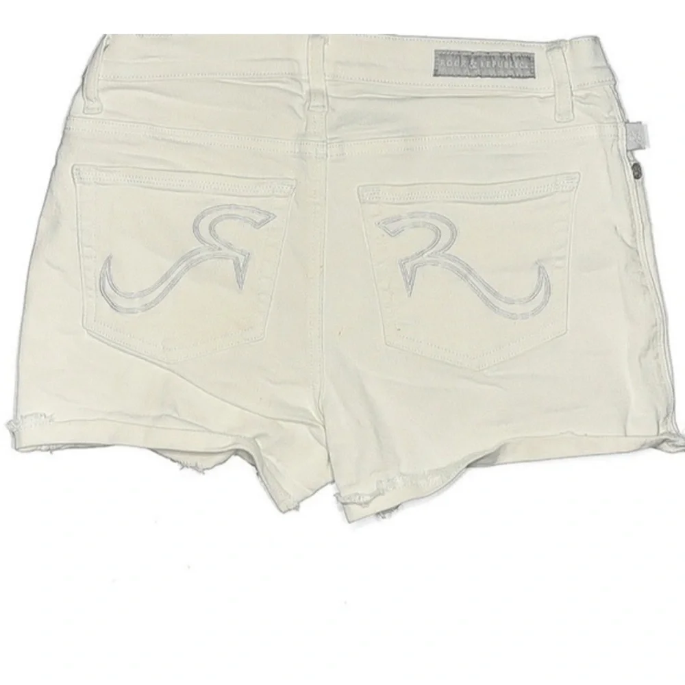 Roc& Republic Hula White Jean Shorts